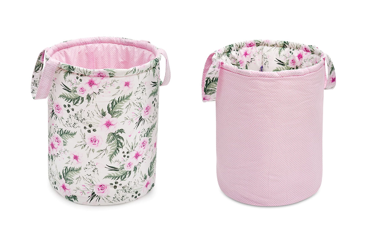 Kalathi-paixnidion-pink-floral-babyllama Σετ Προίκας μωρού Pink Floral - Princess Gift - Image 6