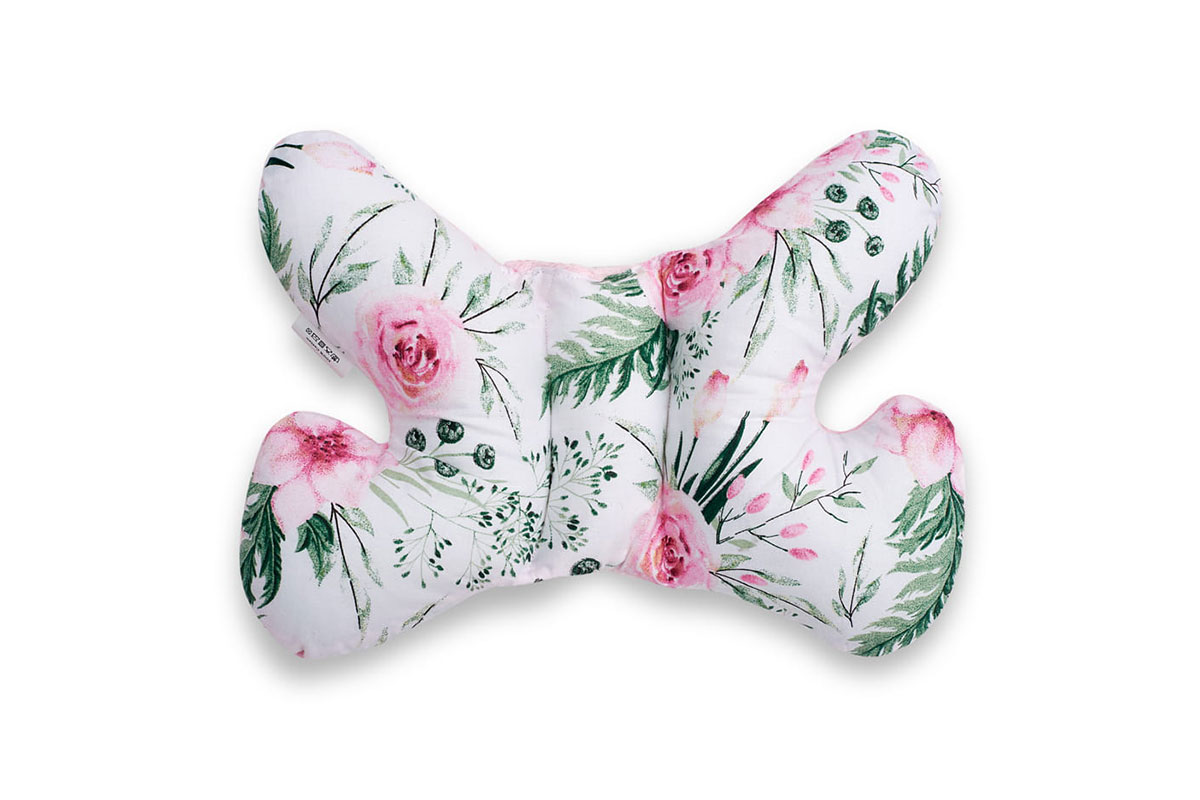 Maxilari-petalouda-pink-floral-babyllama Σετ Προίκας μωρού Pink Floral - Princess Gift - Image 4