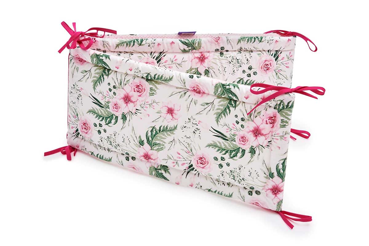 Vrefiki-panta-pink-floral-babyllama Σετ Προίκας μωρού Pink Floral - Princess Gift - Image 5