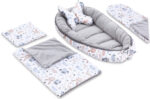 Βρεφική Φωλιά Cloud Velvet με Σετ Δώρου 4+1
