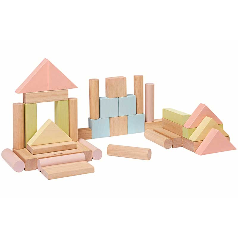 5507_4 Τουβλάκια παστέλ (40τμχ) - Image 1