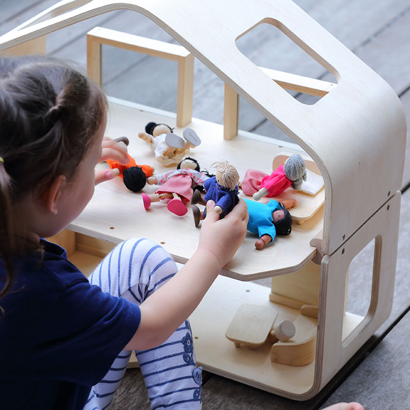 7122LF2 Μοντέρνο κουκλόσπιτο (επιπλωμένο) - Image 4