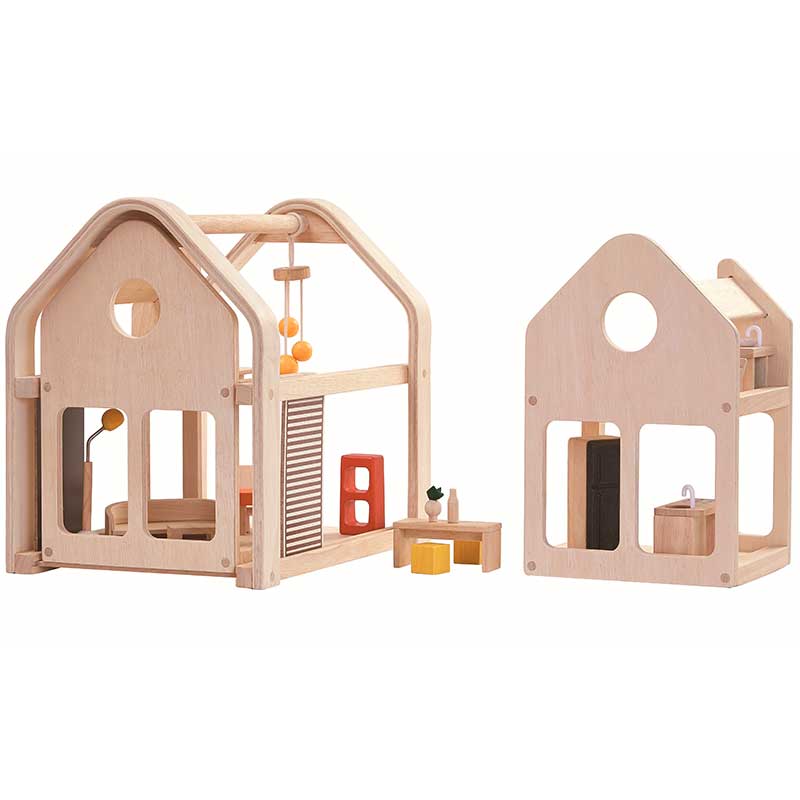 7611_4 Φορητό κουκλόσπιτο (με επίπλωση) - Image 4