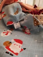 Bamboo Μουσελίνα Santa Claus hohoho  (120x120cm)