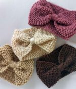 Χειροποίητη Πλεχτή Κορδέλα Φιόγκος