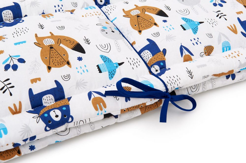 Vrefiki-panta-Blue-bear-babyllama Βρεφική Πάντα κούνιας Blue Bear 180x30cm - Image 2