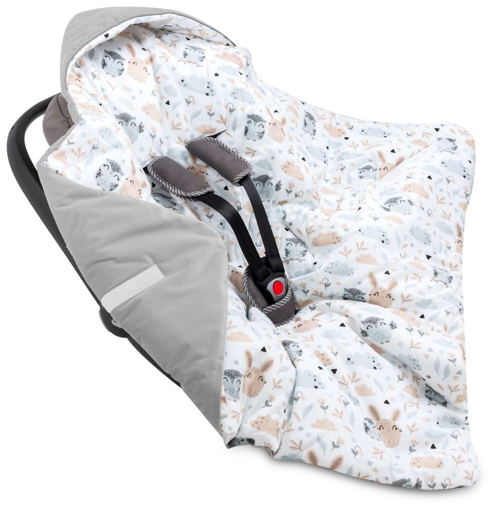 kouverta autokinitou - Cloud Velvet - 2 Babyllama Κουβέρτα καθίσματος αυτοκινήτου Cloud Velvet - Image 2