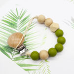 Κλιπ Πιπίλας Color Olive Green 0μ+