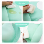 Σαλιάρα Σιλικόνης White Marble - Image 2