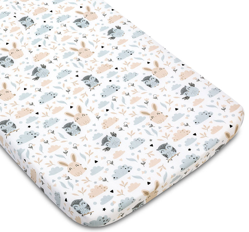 Cloud Sentoni elastiko 2 Babyllama Σεντόνι με λάστιχο 120x60x12cm Cloud - Image 3