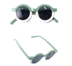 Παιδικά γυαλιά ηλίου BabyLlama Olive / Summer White 2-5 ετών - Image 2