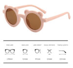 Παιδικά γυαλιά ηλίου με αυτάκια BabyLlama Ivory / Gray 3-9 ετών - Image 3