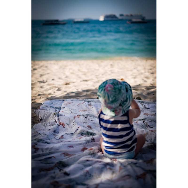 Kouveta paralias Babyllama 2 Παιδικό καπέλο Vintage Floral - Image 4