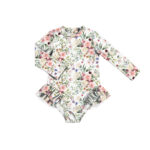 Παιδικό ολόσωμο Μαγιό Pink Roses Babyllama