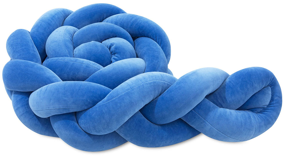 Plexouda-tripli-2m-BLUE-Babyllama_4 Πάντα πλεξούδα τριπλή χειροποίητη Velvet 200x18εκ Blue - Image 5