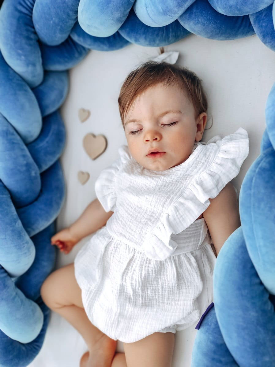 Plexouda-tripli-2m-BLUE-Babyllama_6 Πάντα πλεξούδα τριπλή χειροποίητη Velvet 200x18εκ Blue - Image 3