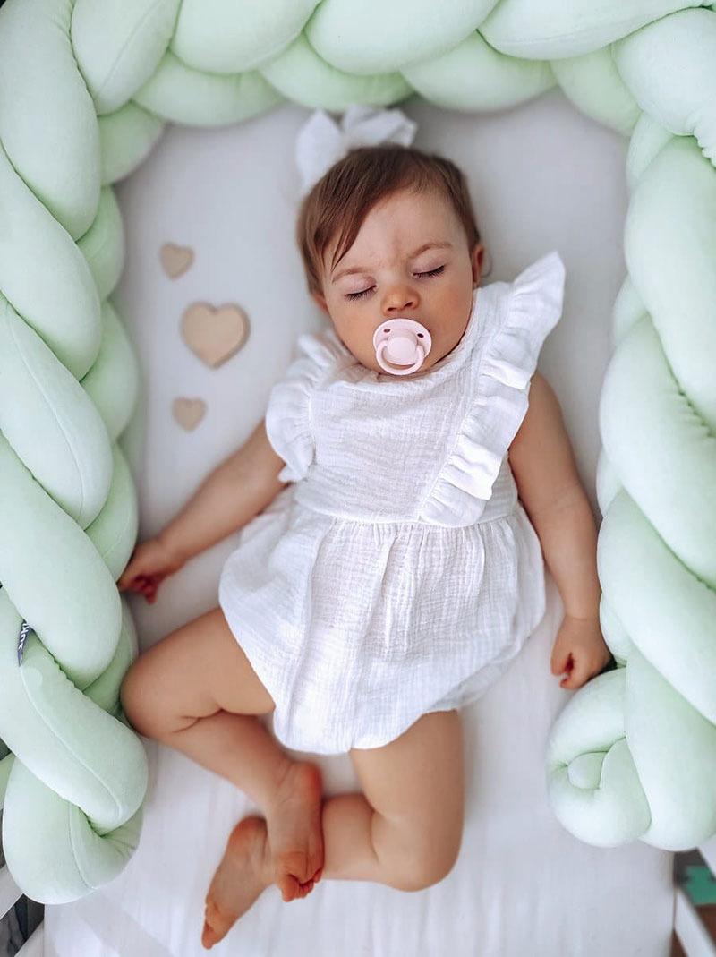 Plexouda-tripli-2m-MINT-Babyllama_6 Πάντα πλεξούδα τριπλή χειροποίητη Velvet 200x18εκ Mint - Image 3