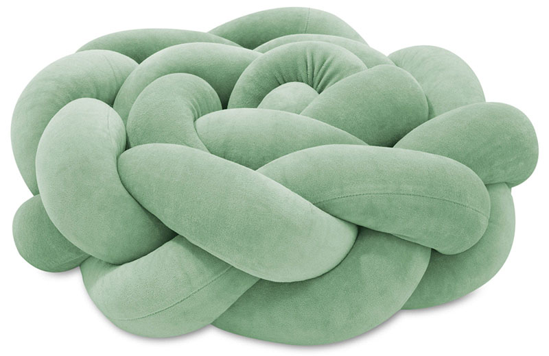 Plexouda-tripli-2m-OLIVE-Babyllama_3 Πάντα πλεξούδα τριπλή χειροποίητη Velvet 200x18εκ Olive - Image 4