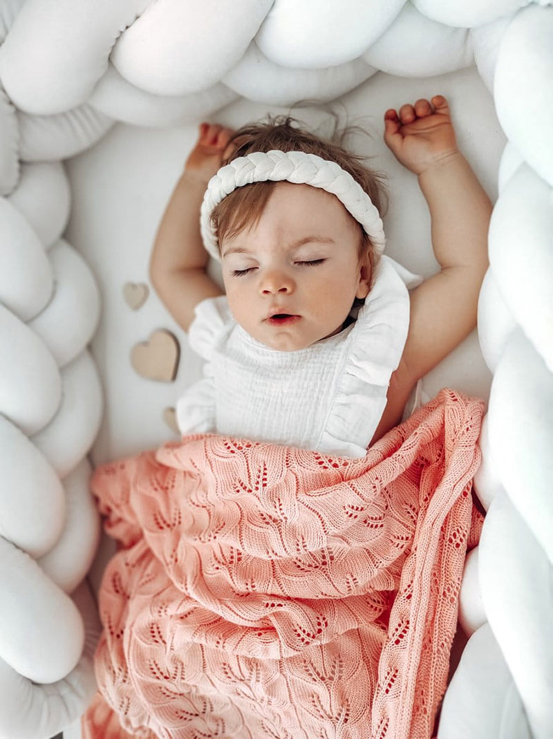 Plexouda-tripli-2m-PURE-WHITE-Babyllama_6 Πάντα πλεξούδα τριπλή χειροποίητη Velvet 200x18εκ Pure White - Image 3