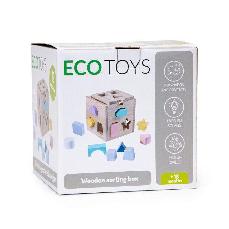 2540 kyvos drastiriotiton ecotoys 5 Εκπαιδευτικός κύβος με μπλοκ Ecotoys - Image 6