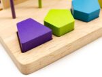 Εκπαιδευτικός άβακας παιχνιδιών + ξύλινα μπλοκ αριθμοί Ecotoys - Image 2