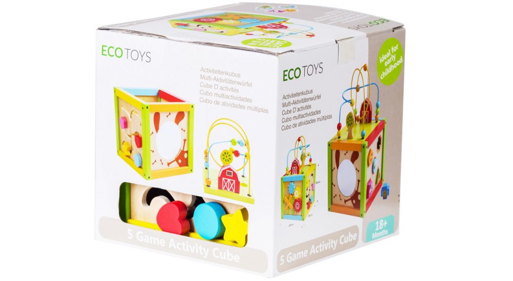 ksylinos ekpaideftikos dialogeas kyvwn4 Ξύλινος εκπαιδευτικός διαλογέας + μπλοκ Ecotoys - Image 4