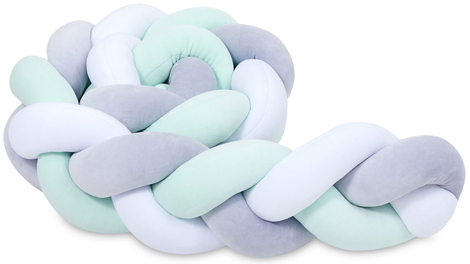 plexouda-velvet-2m-light-blue---grey--white Πάντα πλεξούδα τριπλή χειροποίητη Velvet 200x18εκ mint - grey - white - Image 4