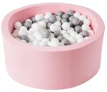 Μπαλοπισίνα ροζ με 200 μπάλες