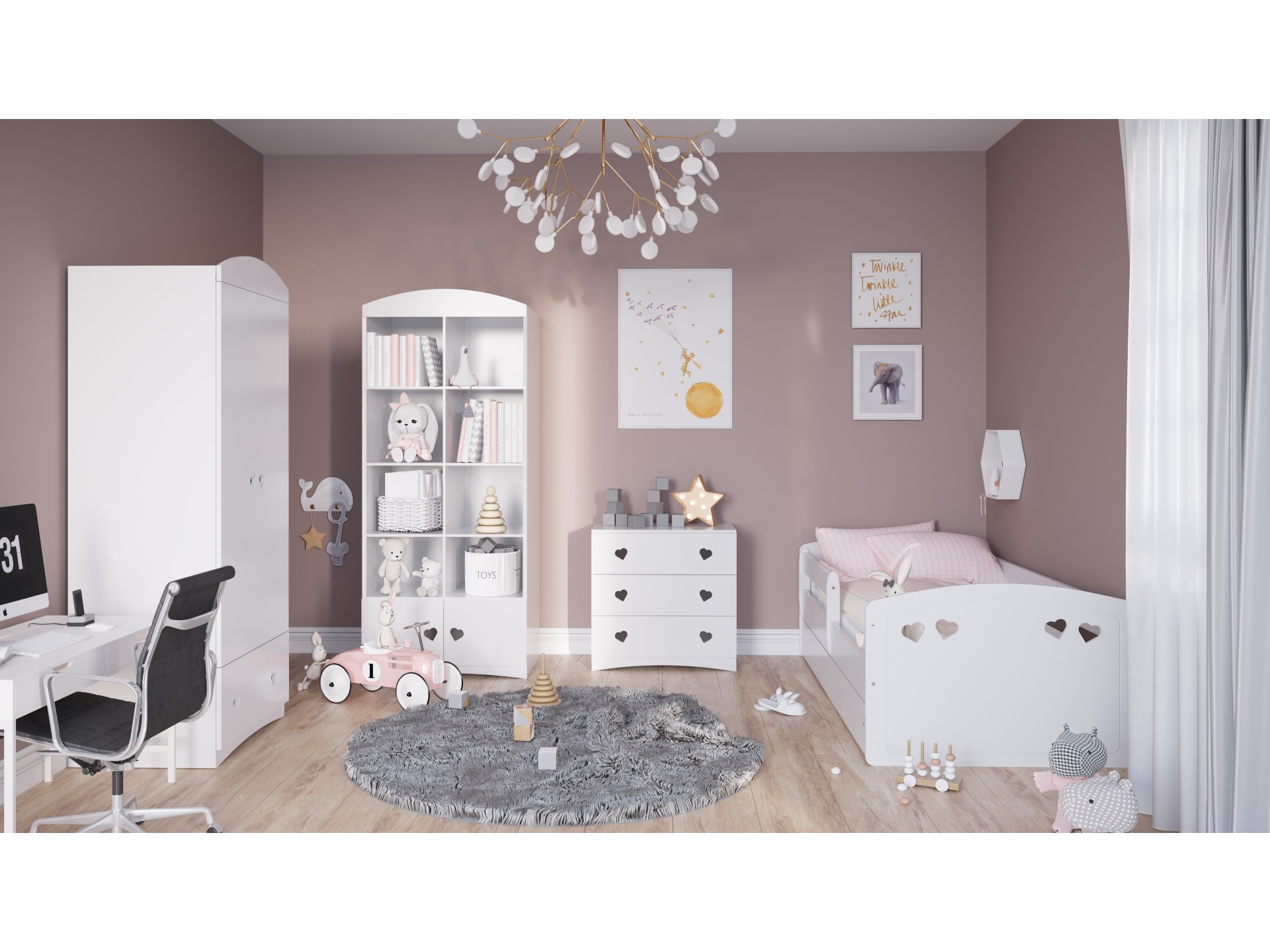 lozko-julia (4) Julia White Παιδικό κρεβάτι (Με συρτάρι) - Image 8