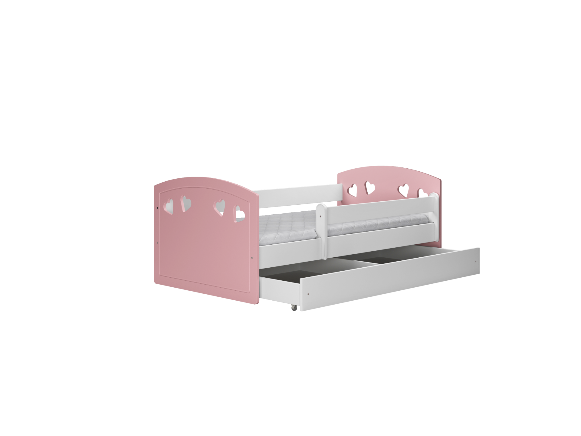 lozko-julia-mix (1) Julia - Baby Pink Παιδικό κρεβάτι (Με συρτάρι) - Image 4