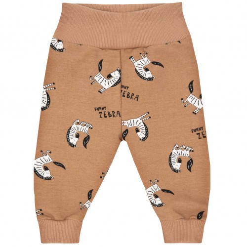 set blouzaki padelonaki kafe me zevres 3 Σετ φόρμας καφέ με ζέβρες - Image 3