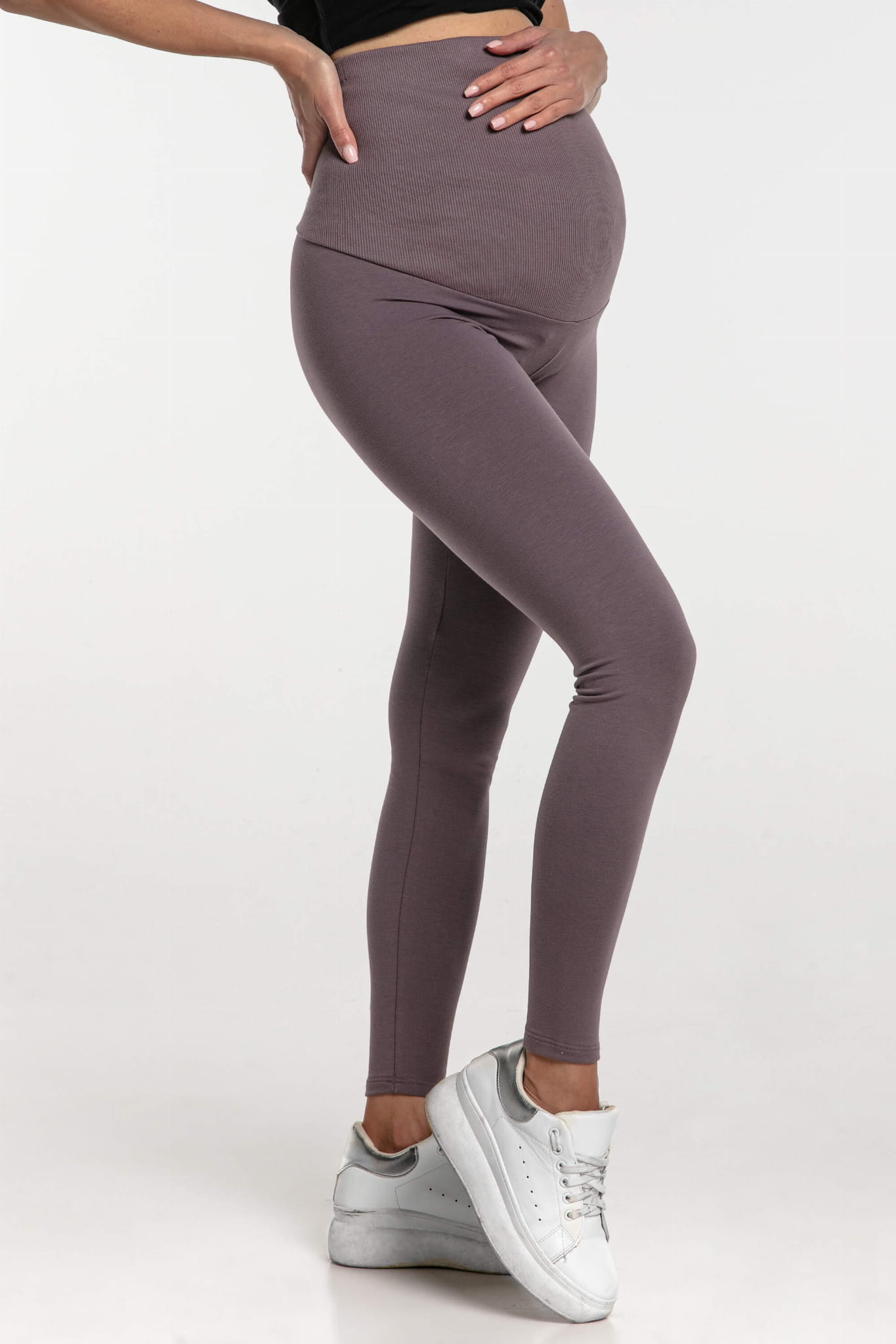 kolan engikosinis fouter mov Κολάν Εγκυμοσύνης Φούτερ Purple - Image 1