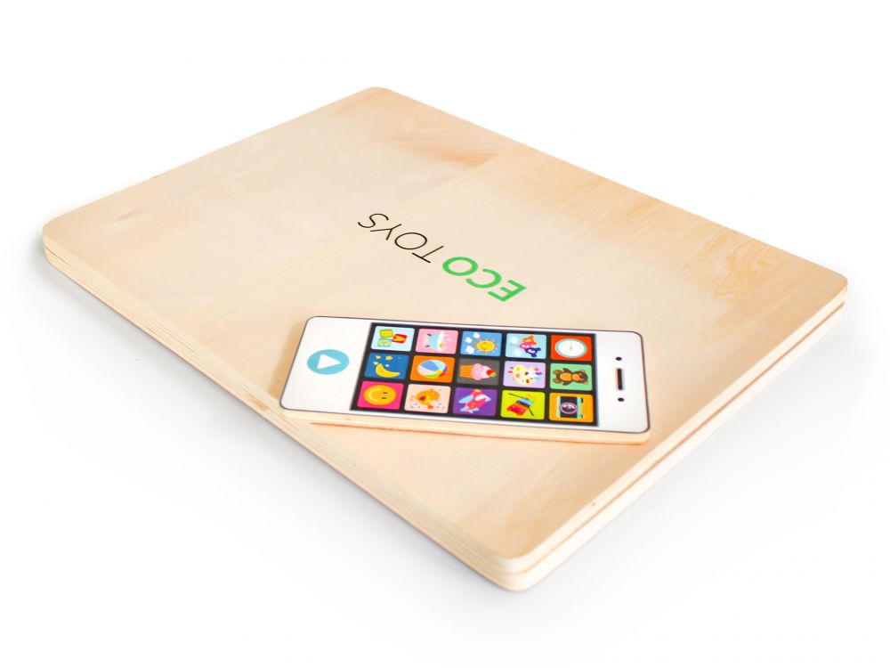 laptop3 Μαγνητικός μαυροπίνακας - Ξύλινο laptop - Image 5