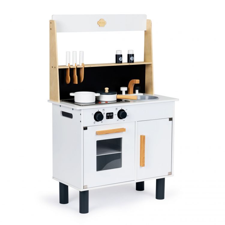 ksilini kouzina me ixitika efe Ξύλινη κουζίνα με ηχητικά εφέ Ecotoys - Image 2