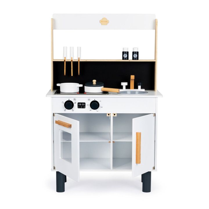 ksilini kouzina me ixitika efe5 Ξύλινη κουζίνα με ηχητικά εφέ Ecotoys - Image 1