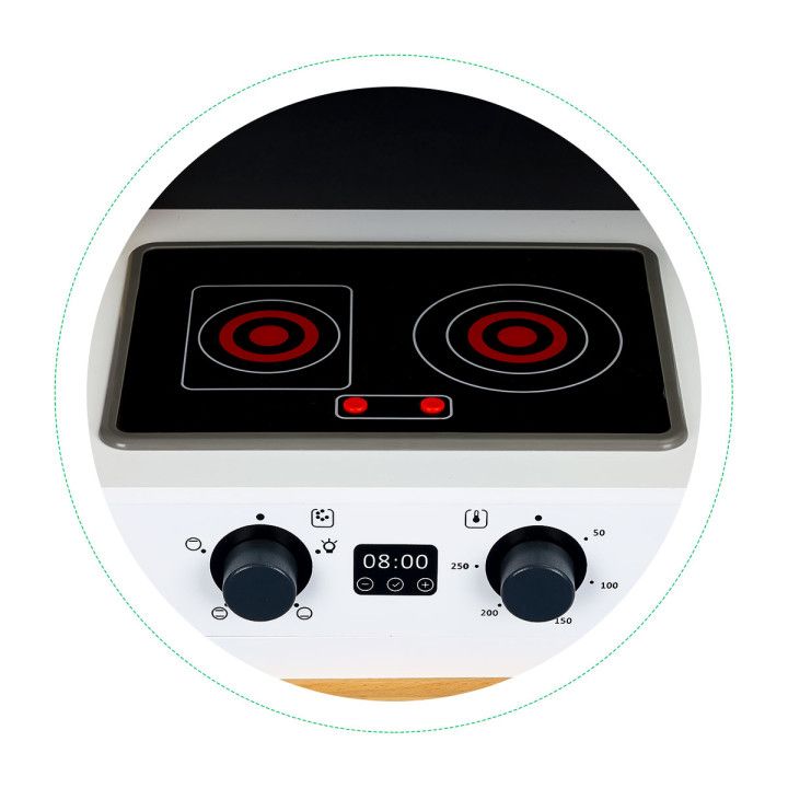 ksilini kouzina me ixitika efe7 Ξύλινη κουζίνα με ηχητικά εφέ Ecotoys - Image 5