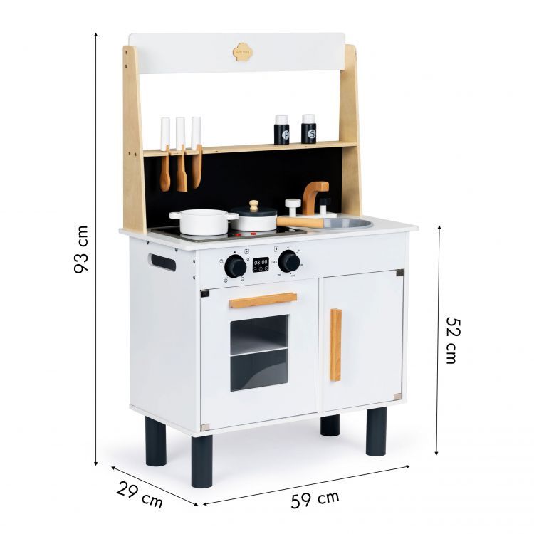 ksilini kouzina me ixitika efe9 Ξύλινη κουζίνα με ηχητικά εφέ Ecotoys - Image 3