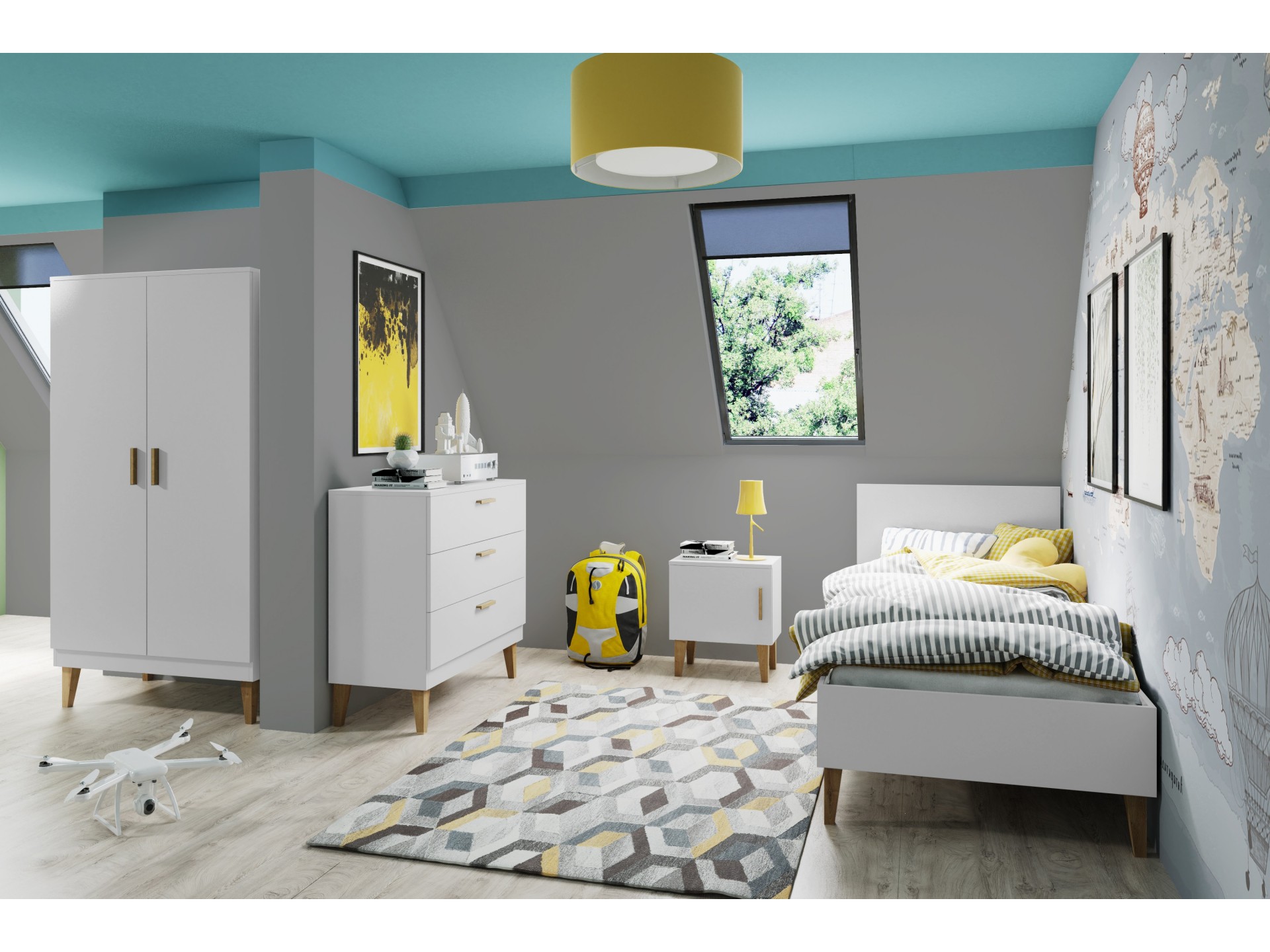 syrtariera levki kubi2 Συρταριέρα Kubi Λευκή - Image 2