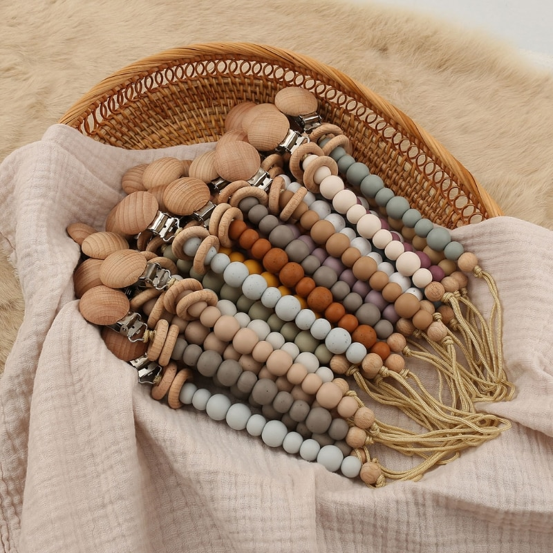 Close up3 Κλιπ Πιπίλας Dark Purple με διπλό δακτύλιο - Image 4