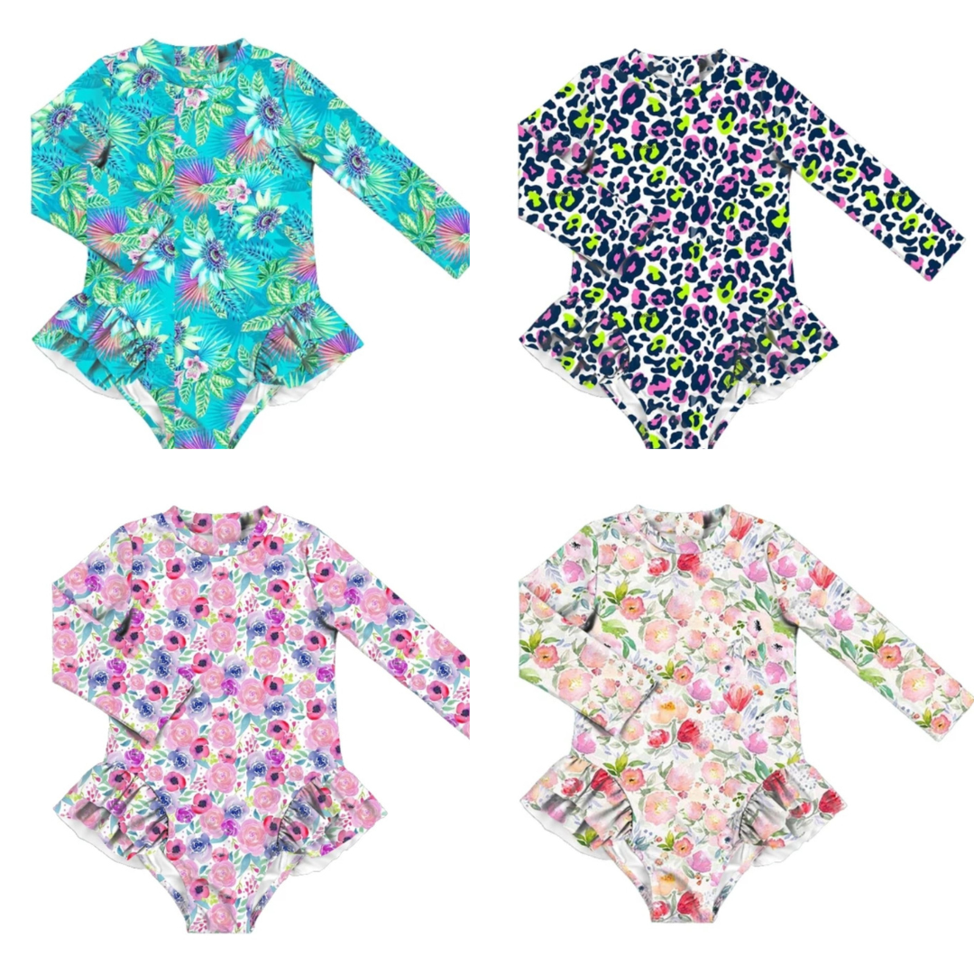 Untitled-design-69 Παιδικό ολόσωμο Μαγιό Nude Flowers - Image 2