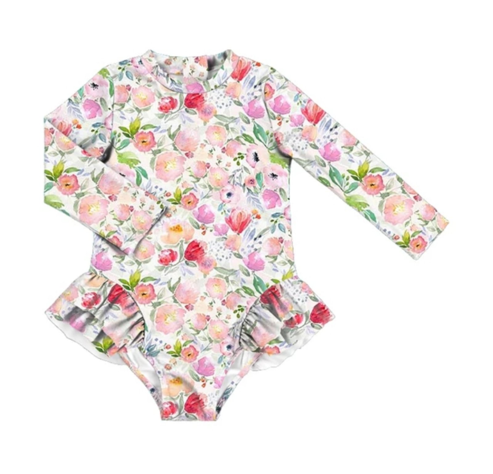 paidiko olosomo magio Nude Flowers babyllama Παιδικό ολόσωμο Μαγιό Nude Flowers - Image 1