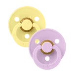 BIBS Colour Καουτσούκ Sunshine / Violet Sky 6-18 μηνών 2τμχ