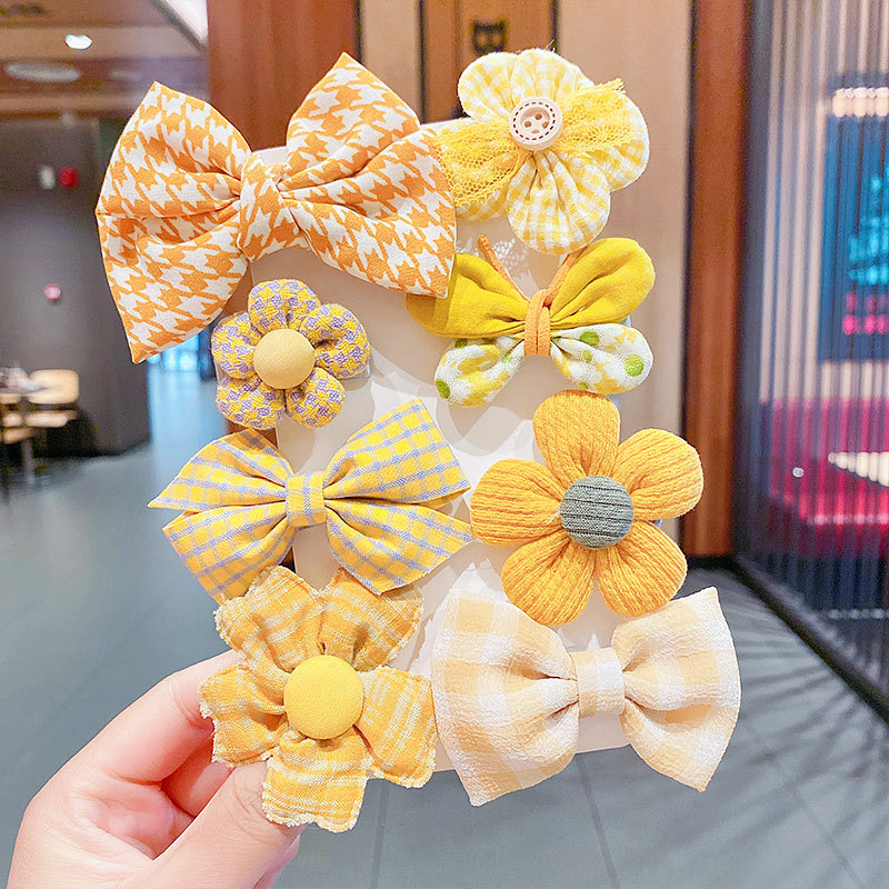 Fiogkakia kitrina kai louloudakia Σετ Φιογκάκια Κίτρινα και Λουλουδάκια - Image 1