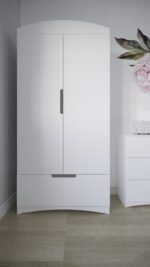 Ντουλάπα Classic Λευκή 183.5 x 90 x 52 εκατοστά - Image 6