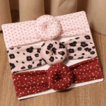 Κορδέλες σετ των 3 Ντόνατ Pink Leopard - Image 4