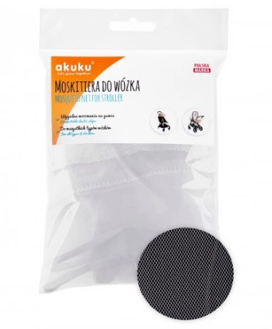 kounoupiera-karotsiou-lefki Κουνουπιέρα Καροτσιού με Λάστιχο Λευκή 95x60x20 - Image 1