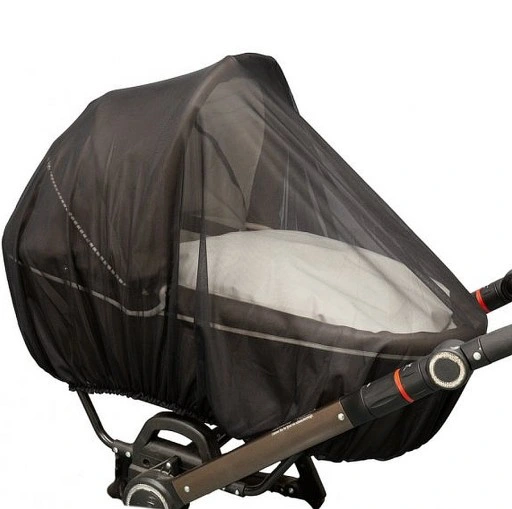 kounoupiera-karotsiou-mavri2 Κουνουπιέρα Καροτσιού με Λάστιχο Μαύρη 95x60x20 - Image 2