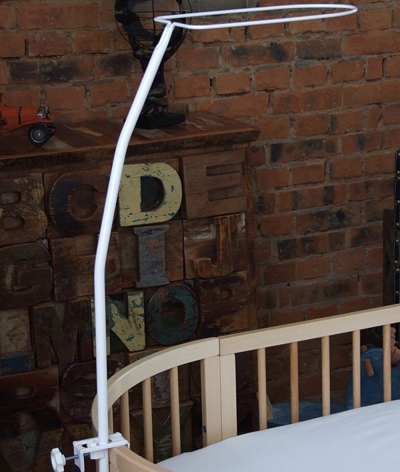 vasikounoupieras Μεταλλική Βάση Κουνουπιέρας Λευκή - Image 1