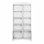 Βιβλιοθήκη Classic Λευκή 180,5x90x36 εκ. - Image 4