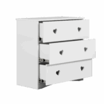 Συρταριέρα Julia Λευκή 80,5x80x41 - Image 4